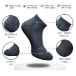 Generic 3_Pair Set Unisex Casual Cotton Printed Low Cut Socks (Multicolor) - Image 2