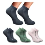 Multicolor printed low cut cotton socks for men and women