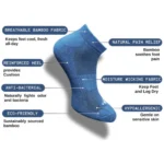 Generic 3_Pair Set Unisex Casual Cotton Printed Low Cut Socks (Multicolor) - Image 4