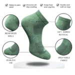 Generic 3_Pair Set Unisex Casual Cotton Printed Low Cut Socks (Multicolor) - Image 2