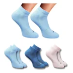 Multicolor printed low cut cotton socks for men and women