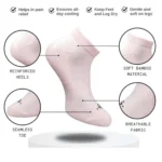 Generic 3_Pair Set Unisex Casual Cotton Printed Low Cut Socks (Multicolor) - Image 2