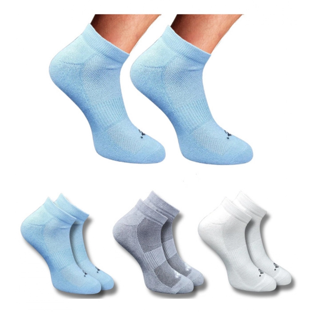Multicolor 3-Pair Set of Unisex Casual Cotton Low Cut Socks