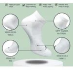 Generic 3_Pair Set Unisex Casual Cotton Printed Low Cut Socks (Multicolor) - Image 2