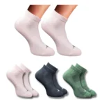 Multicolor 3-Pair Set of Unisex Casual Cotton Low Cut Socks