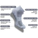 Generic 3_Pair Set Unisex Casual Cotton Printed Low Cut Socks (Multicolor) - Image 4