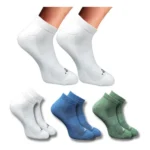 Multicolor 3-Pair Set of Unisex Casual Cotton Low Cut Socks