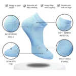 Generic 3_Pair Set Unisex Casual Cotton Printed Low Cut Socks (Multicolor) - Image 2