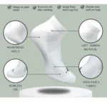 Generic 3_Pair Set Unisex Casual Cotton Printed Low Cut Socks (Multicolor) - Image 2