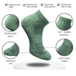 Generic 3_Pair Set Unisex Casual Cotton Printed Low Cut Socks (Multicolor) - Image 2