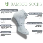 Unisex Cotton Ankle Socks - Angle 4