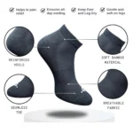 Generic 3_Pair Set Unisex Casual Cotton Printed Low Cut Socks (Multicolor) - Image 2