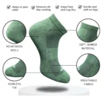 Generic 3_Pair Set Unisex Casual Cotton Printed Low Cut Socks (Multicolor) - Image 2