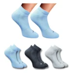 Multicolor Unisex Cotton Printed Low Cut Socks 3 Pair Set