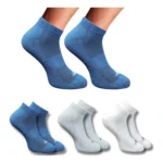 Multicolor Unisex Cotton Printed Low Cut Socks 3 Pair Set