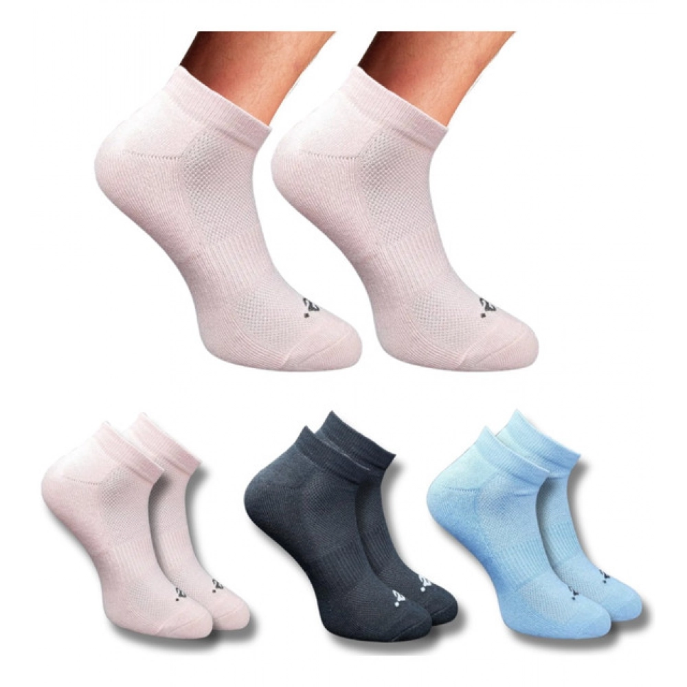 Multicolor Unisex Cotton Printed Low Cut Socks 3 Pair Set