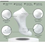 Generic 3_Pair Set Unisex Casual Cotton Printed Low Cut Socks (Multicolor) - Image 2