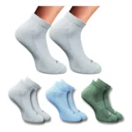 Multicolor Unisex Cotton Printed Low Cut Socks 3 Pair Set