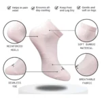 Generic 3_Pair Set Unisex Casual Cotton Printed Low Cut Socks (Multicolor) - Image 2