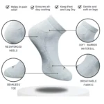 Generic 3_Pair Set Unisex Casual Cotton Printed Low Cut Socks (Multicolor) - Image 2