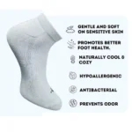 Cotton Low Cut Socks - Angle 3