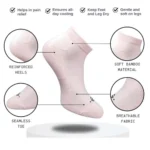 Cotton Low Cut Socks - Angle 2