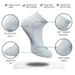 Generic 3_Pair Set Unisex Casual Cotton Printed Low Cut Socks (Multicolor) - Image 2