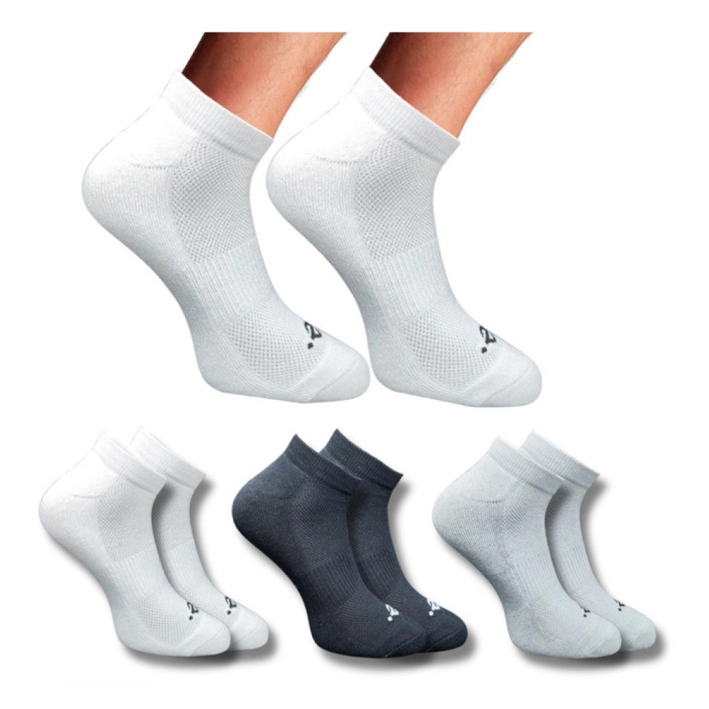 Multicolor 3 Pair Set of Unisex Casual Cotton Low Cut Socks