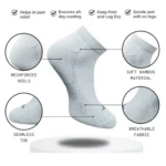 Generic 3_Pair Set Unisex Casual Cotton Printed Low Cut Socks (Multicolor) - Image 2