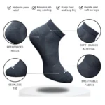 Generic 3_Pair Set Unisex Casual Cotton Printed Low Cut Socks (Multicolor) - Image 2