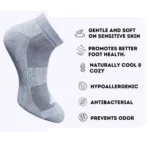 Printed Cotton Ankle Socks - Angle 3