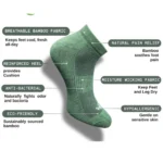 Generic 3_Pair Set Unisex Casual Cotton Printed Low Cut Socks (Multicolor) - Image 4