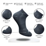 Generic 3_Pair Set Unisex Casual Cotton Printed Low Cut Socks (Multicolor) - Image 2