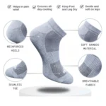 Generic 3_Pair Set Unisex Casual Cotton Printed Low Cut Socks (Multicolor) - Image 2