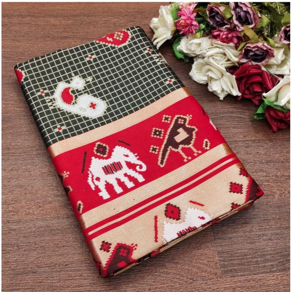 PID-63178-Generic-Women-s-Soft-Lichi-Silk-Jacquard-Work-Saree-With-Unstitched-Blouse-5-5-Mtr-Black-R-1000x1000-1.webp Litchi Silk Saree Online