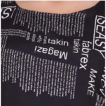 Generic Women's Casual Crepe Sleeveless Slit Dress (Black) - Image 5