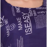 Generic Women's Casual Crepe Sleeveless Slit Dress (Navy Blue) - Image 5