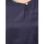 Generic Women's Casual Crepe Sleeveless Jump Suit (Navy Blue) - Image 5