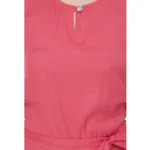 Generic Women's Casual Crepe Sleeveless Jump Suit (Pink) - Image 5