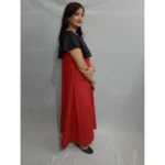 Generic Women's Casual Crepe Cape Sleeve Dress (Black) - Image 5