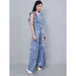 Generic Women's Casual Crepe Sleeveless Dress (Grey) - Image 5