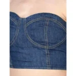 Generic Women's Casual Denim Sleeveless Bluster Top (Blue) - Image 5