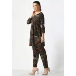 Womens Black Cord Set