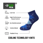 Generic 3_Pair Set Unisex Casual Cotton Printed Low Cut Socks (Multicolor) - Image 4