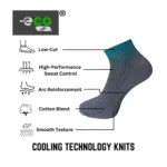 Generic 3_Pair Set Unisex Casual Cotton Printed Low Cut Socks (Multicolor) - Image 4