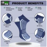 Generic 3_Pair Set Unisex Casual Cotton Printed Low Cut Socks (Multicolor) - Image 2