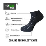 Generic 3_Pair Set Unisex Casual Cotton Printed Low Cut Socks (Multicolor) - Image 4