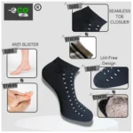 Generic 3_Pair Set Unisex Casual Cotton Printed Low Cut Socks (Multicolor) - Image 2