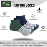 Unisex Cotton Low Cut Socks - Angle 3