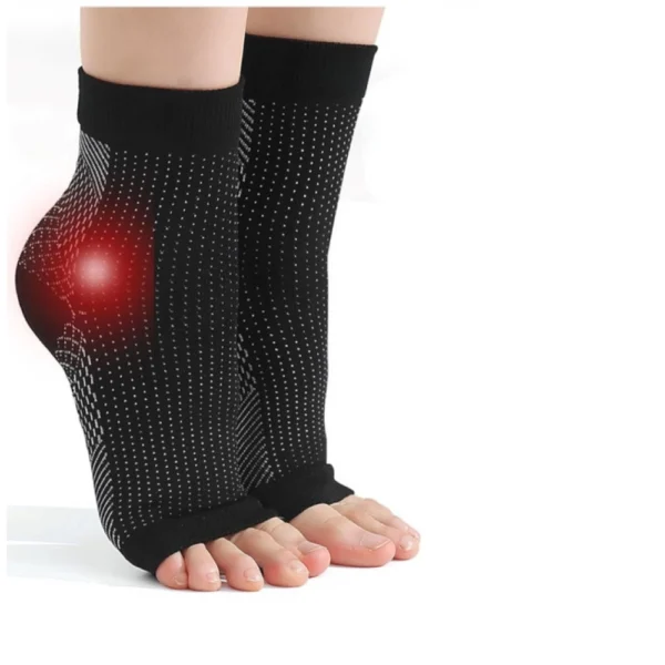 Black Printed Multicolor Unisex Cotton Ankle Socks 3 Pair